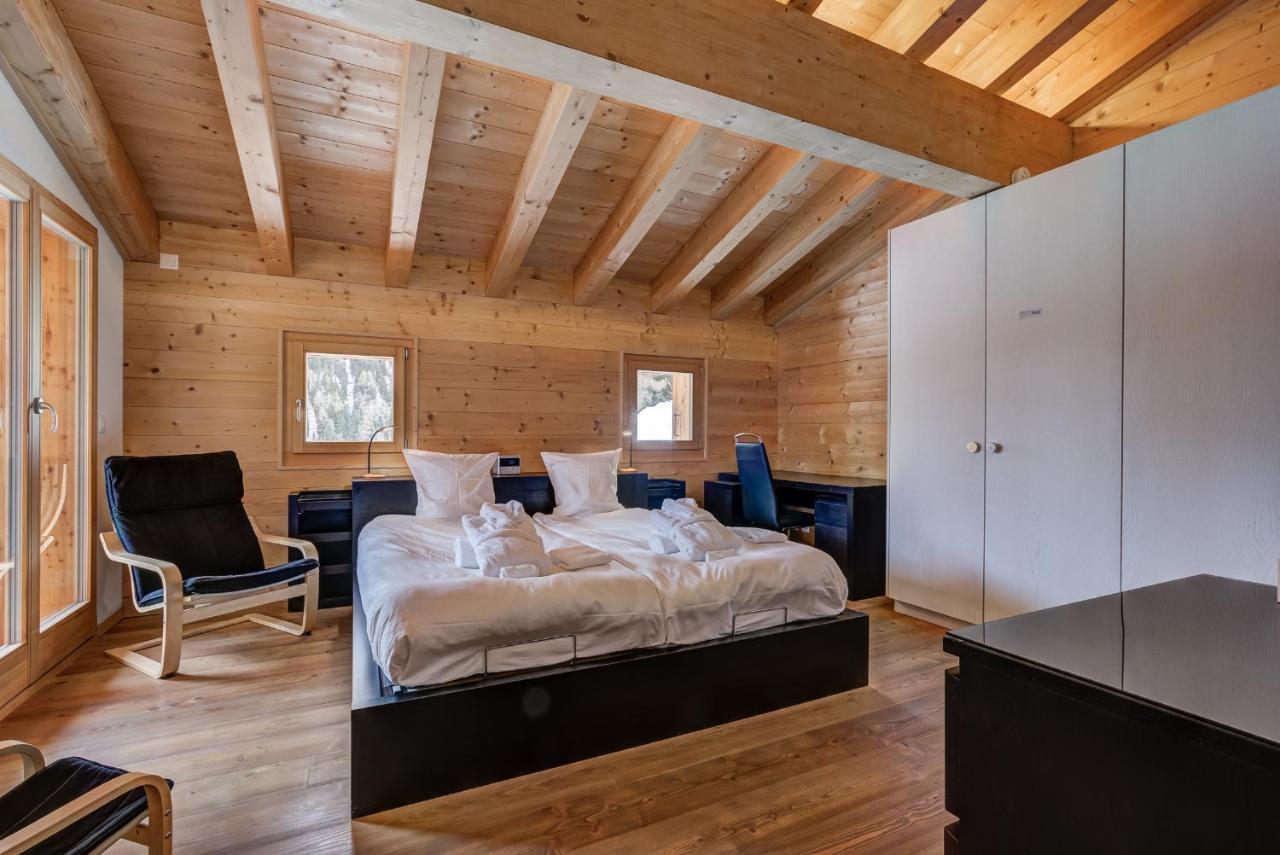 Chalet Flocon De Neige - Jacuzzi - Sauna La Tzoumaz Exterior foto